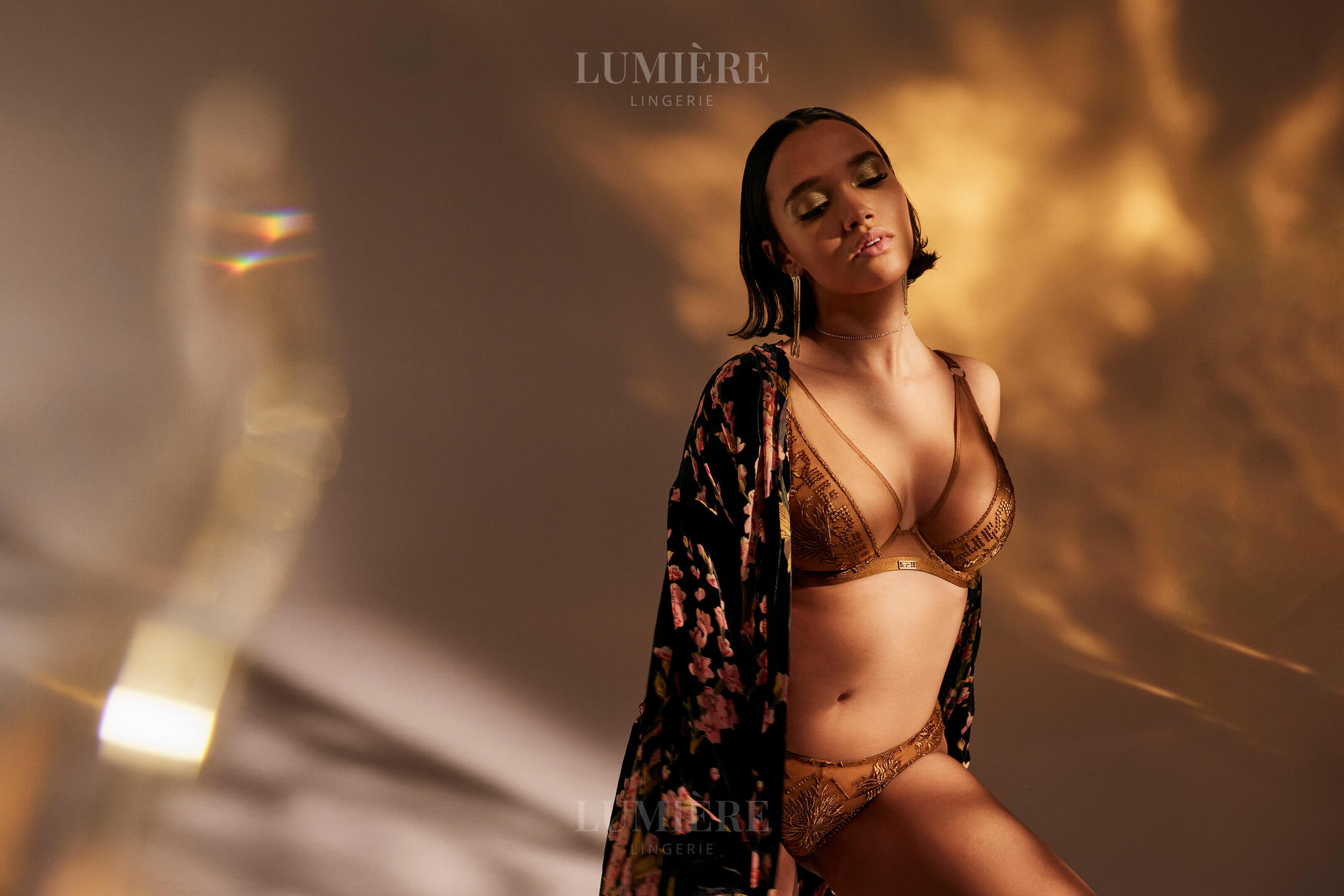 Personal styling consultation at Lumiere luxury lingerie showroom in Limassol with expert fitting advice for French and British brands